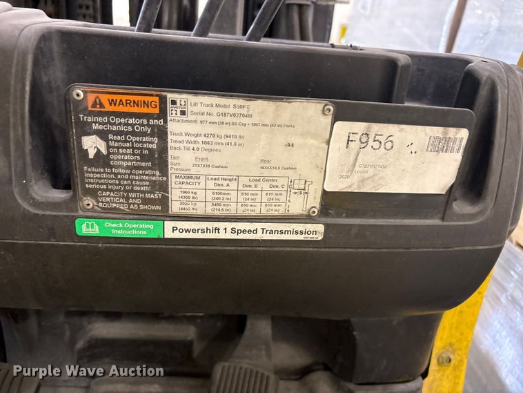 image for item EV2895 Hyster Fortis 50 forklift