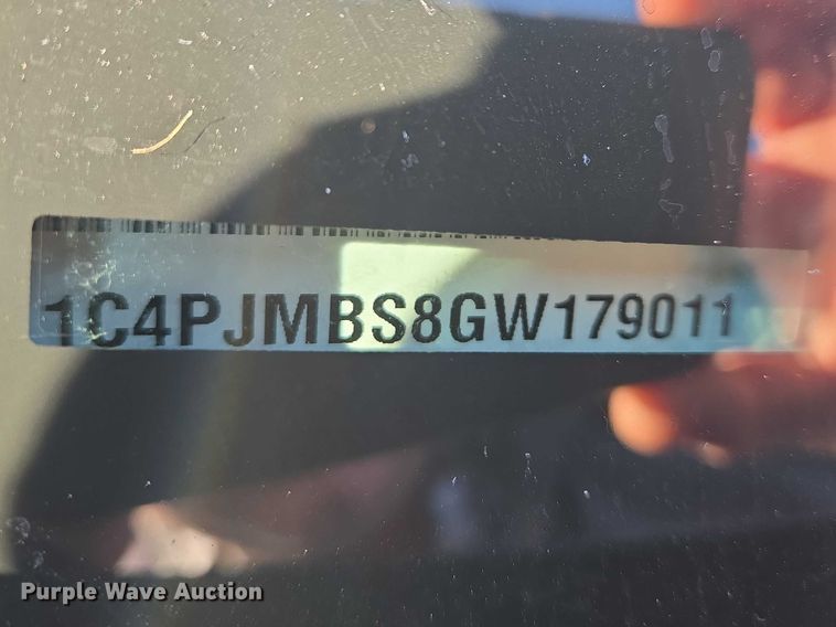 image for item EV5723 2016 Jeep Cherokee SUV