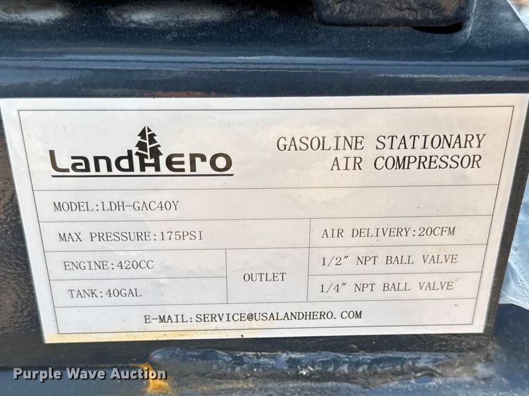 image for item EV7548 Land Hero LDH-GAC40 air compressor