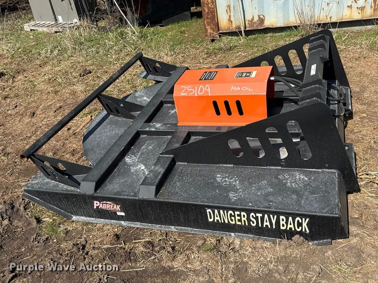 image for item EV7583 Pabreak skid steer rotary mower
