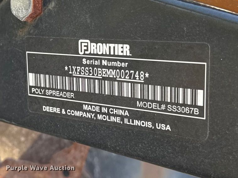 image for item EV7623 Frontier SS3067B spreader