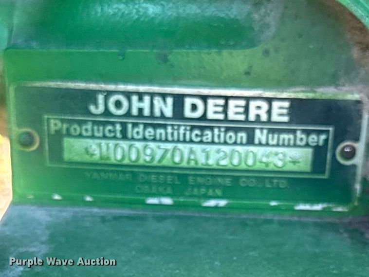 image for item EV7628 1993 John Deere 970 tractor