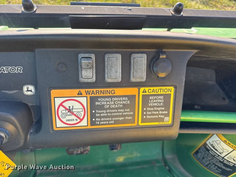 image for item EV7629 2016 John Deere Gator TX 4x2 utility vehicle