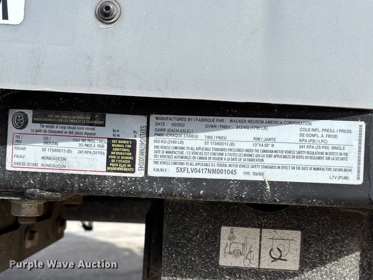 image for item FB3237 2022 Wacker Neuson LTV4 light plant