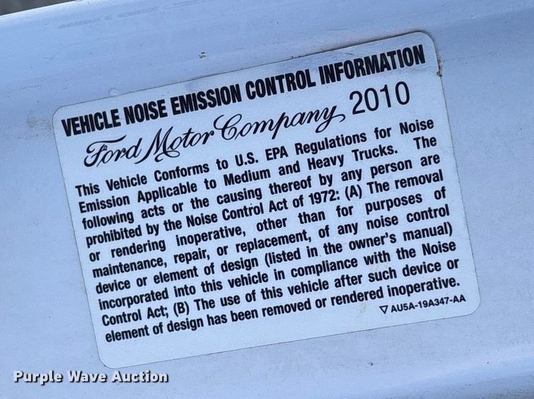 image for item FB3297 2011 Ford E450 flatbed van