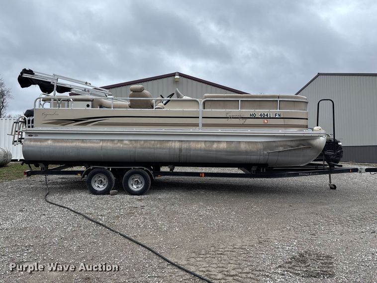 image for item FB3572 2008 Cypress cay  Cozumel 220 pontoon boat