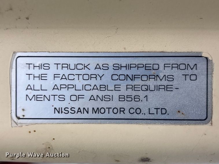 image for item FB3597 Nissan 30 forklift