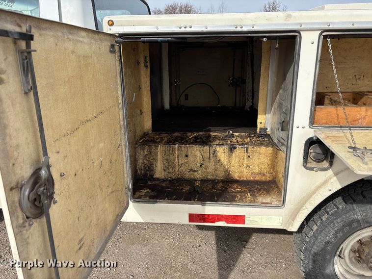 image for item FB3598 1993 Ford F350 XL utility bed pickup truck