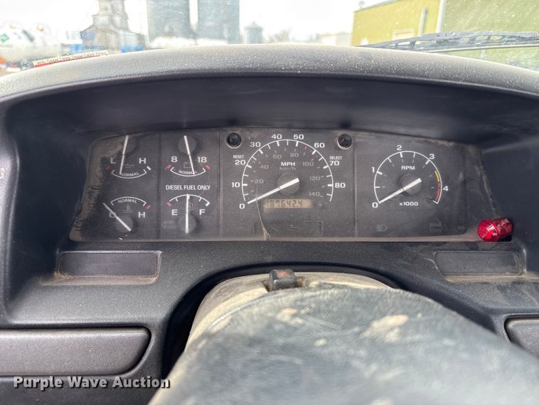 image for item FB3598 1993 Ford F350 XL utility bed pickup truck