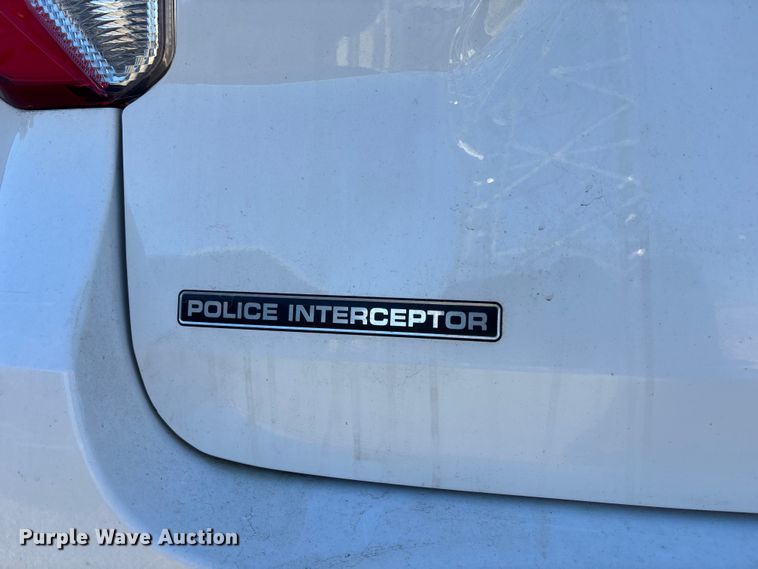 image for item FB3604 2020 Ford Explorer Police SUV