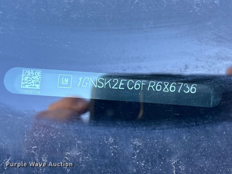 image for item FB3605 2015 Chevrolet Tahoe Police SUV