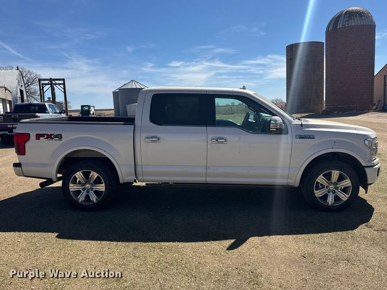 image for item FB7088 2018 Ford F150 Platinum Crew Cab pickup truck