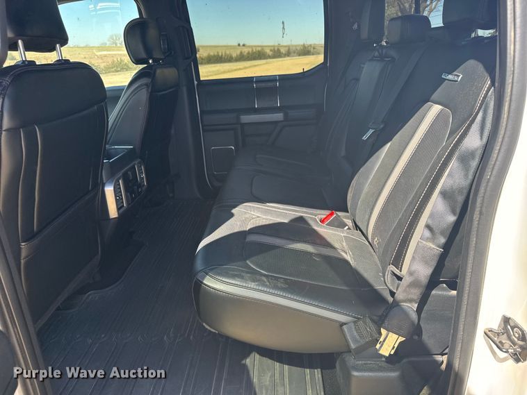 image for item FB7088 2018 Ford F150 Platinum Crew Cab pickup truck