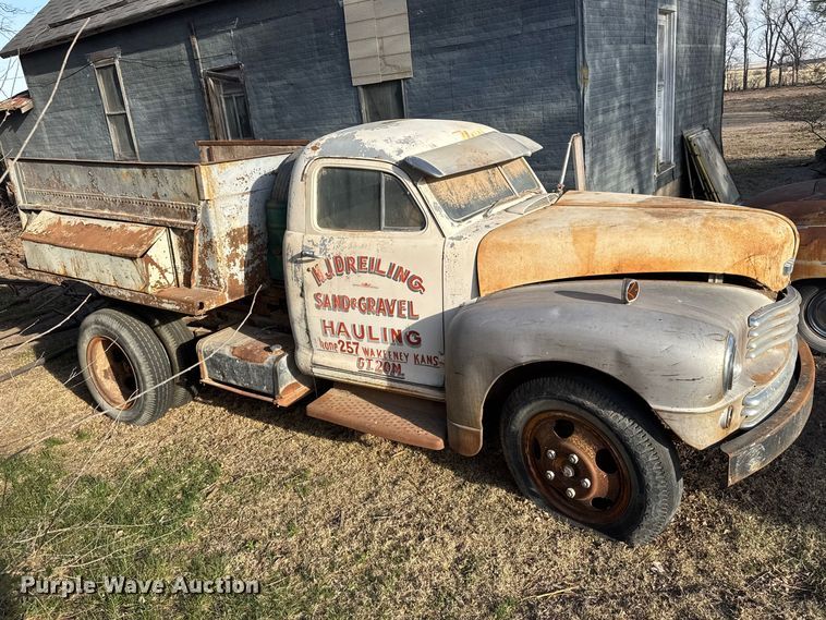 image for item FB7094 1949 Nash flatbed truck