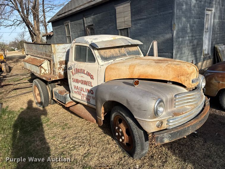image for item FB7094 1949 Nash flatbed truck