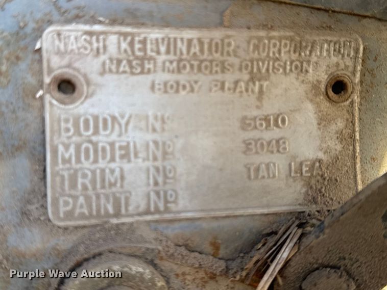 image for item FB7094 1949 Nash flatbed truck