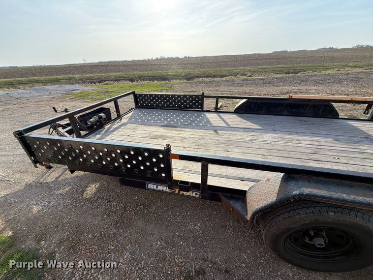 image for item FB8034 2023 Sure-Trac ST8216TATTV-B-070 utility trailer