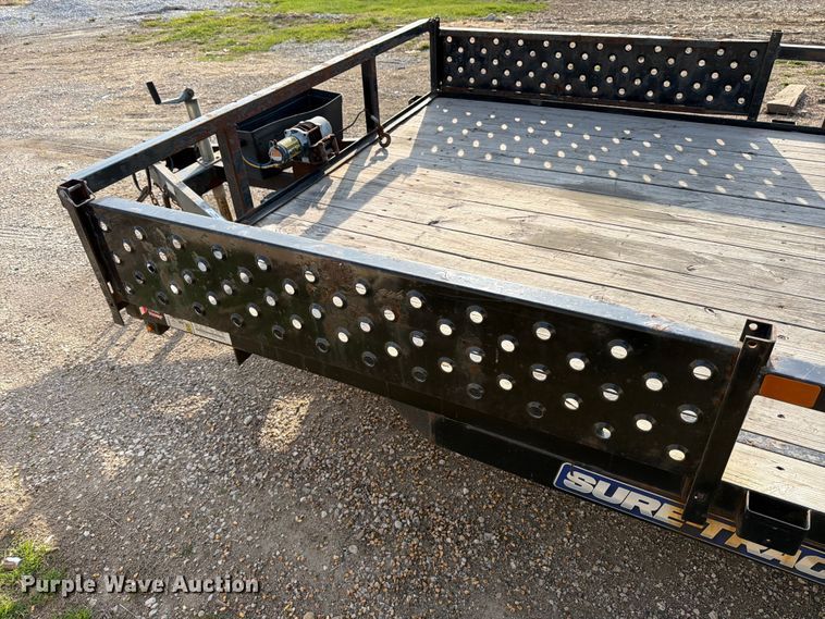 image for item FB8034 2023 Sure-Trac ST8216TATTV-B-070 utility trailer
