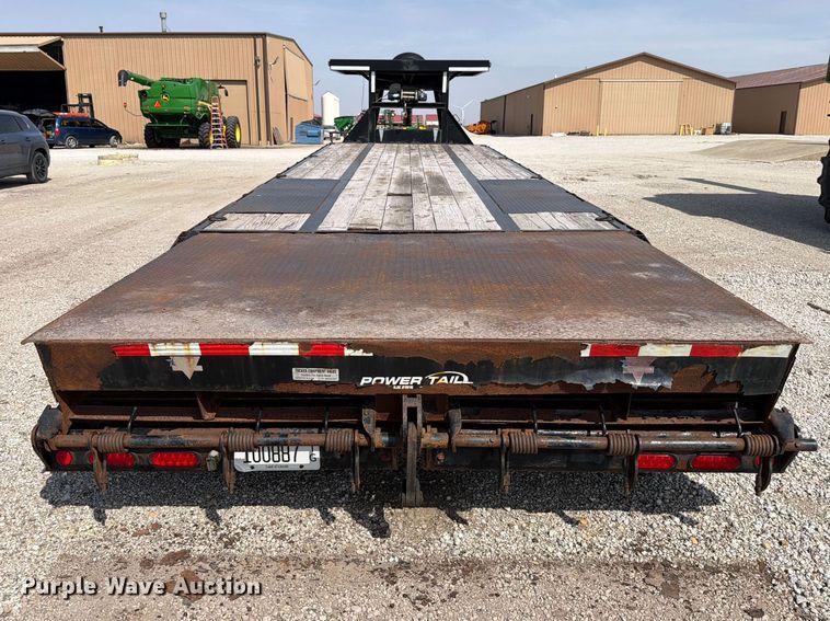 image for item FB8035 2018 PJ Trailer Gooseneck LD302 equipment trailer