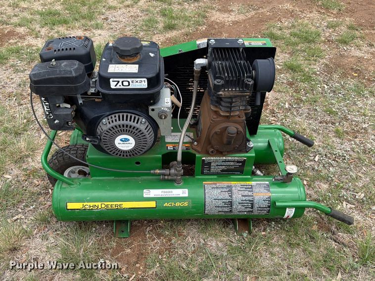 image for item FB8069 John Deere AC1-8GS air compressor