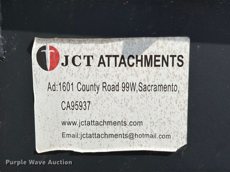 image for item FB8087 JCT skid steer trommel screen