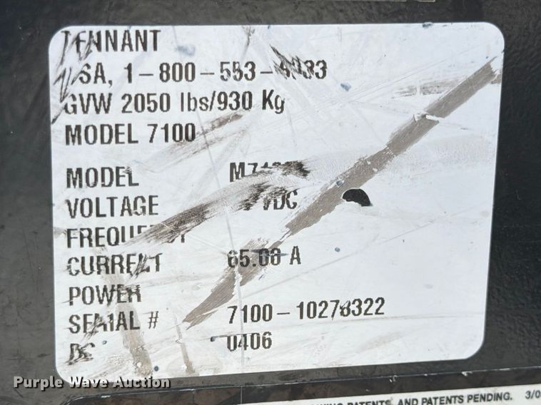 image for item FB8109 (3) Tennant floor scrubbers