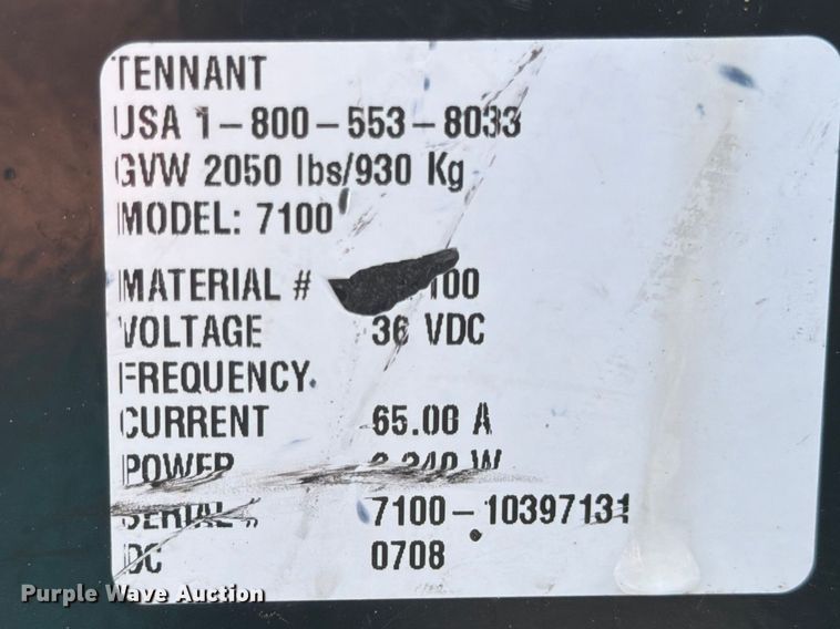 image for item FB8109 (3) Tennant floor scrubbers