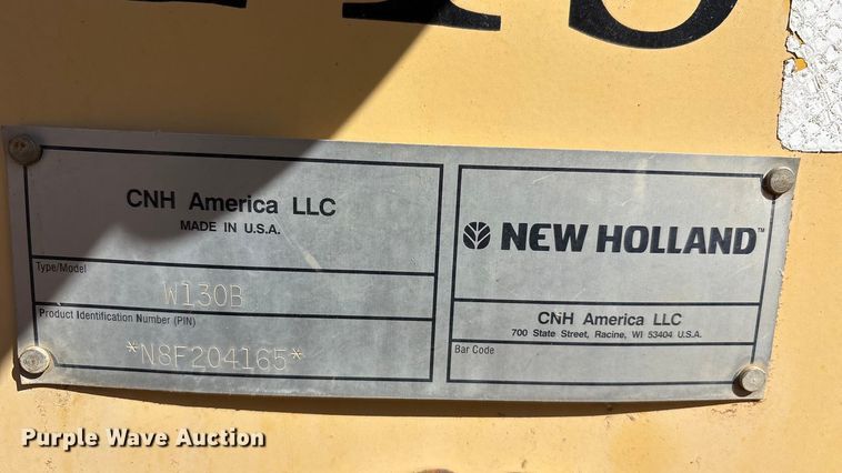 image for item FC2082 2008 New Holland W130B wheel loader
