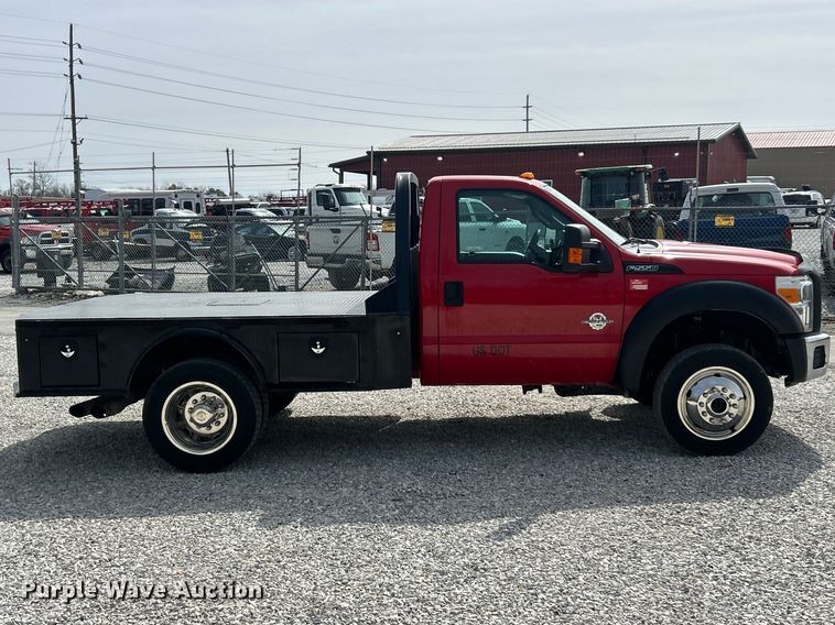 image for item FC5194 2011 Ford F550 XL Super Duty flatbed truck