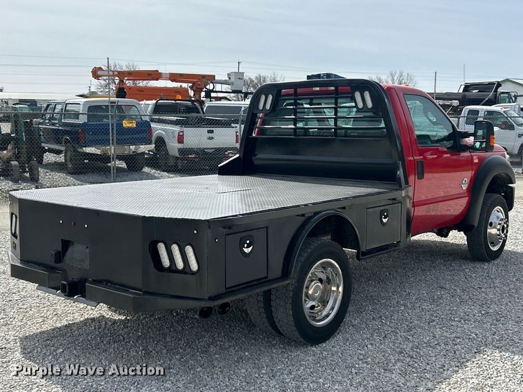 image for item FC5194 2011 Ford F550 XL Super Duty flatbed truck