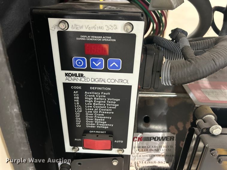 image for item FC5213 Kohler 15RES generator