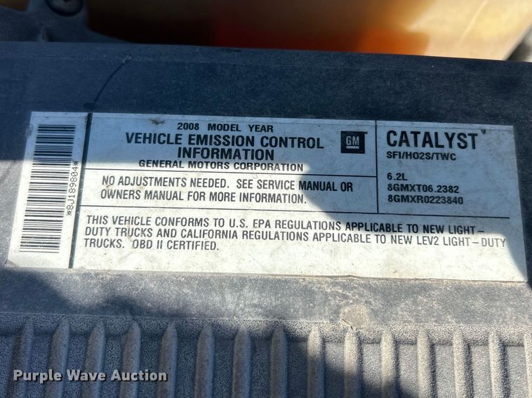 image for item FC5256 2008 GMC Yukon Denali XL SUV