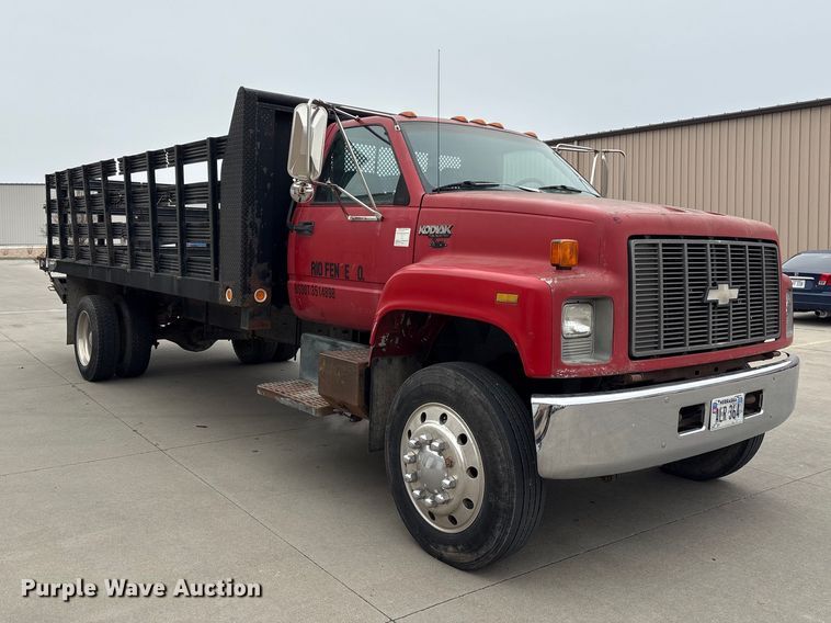 image for item FG2769 1994 Chevrolet Kodiak C5500 flatbed truck