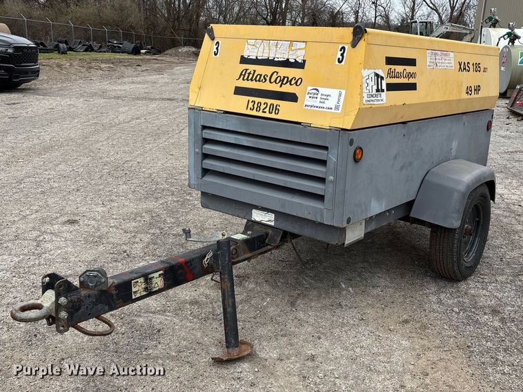 image for item FH7007 2013 Atlas Copco XAS 185 air compressor