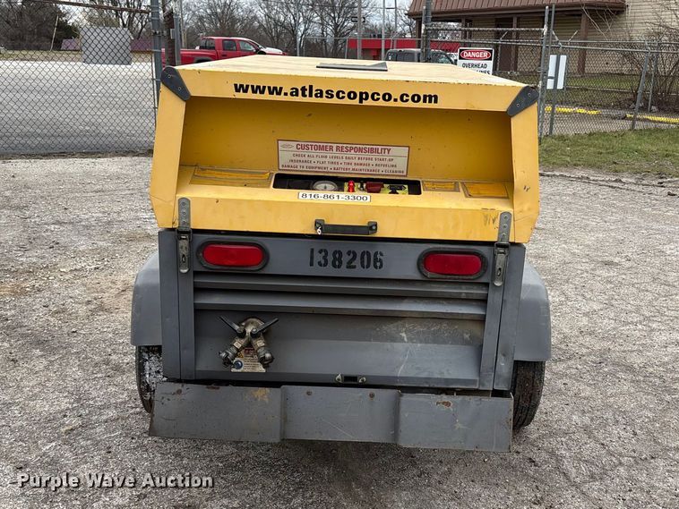 image for item FH7007 2013 Atlas Copco XAS 185 air compressor