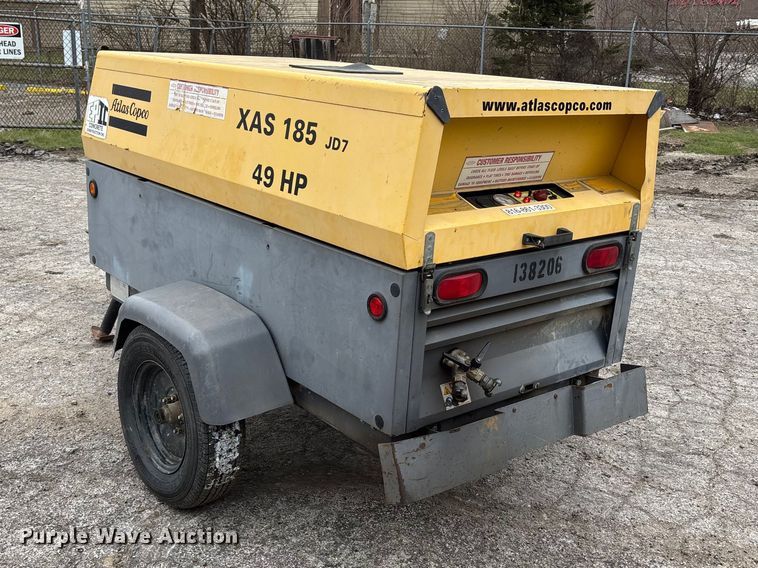 image for item FH7007 2013 Atlas Copco XAS 185 air compressor