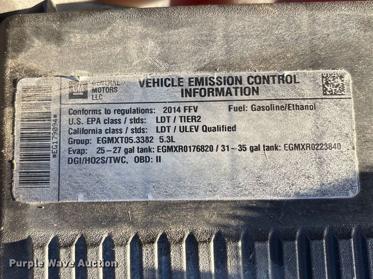 image for item FH7016 2014 GMC Sierra 1500 Crew Cab pickup truck