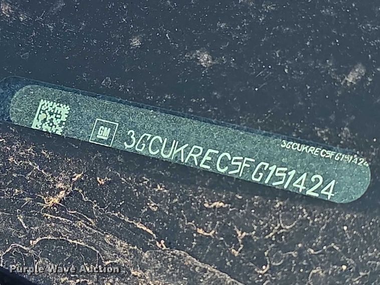 image for item FI0876 2015 Chevrolet Silverado 1500 Crew Cab pickup truck