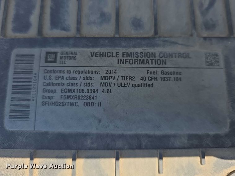 image for item FI0877 2014 Chevrolet Express G2500 van