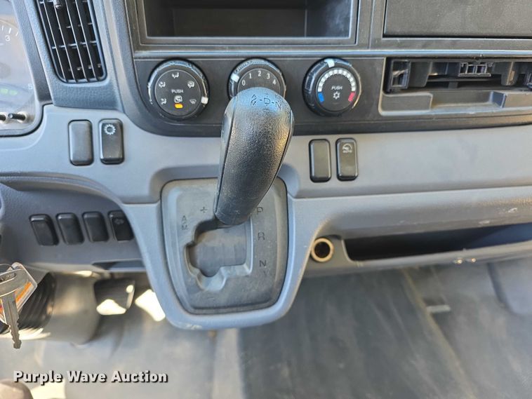 image for item FI0878 2012 Mitsubishi Fuso FE160 Crew Cab flatbed truck