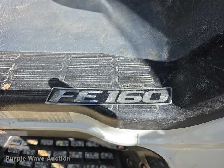 image for item FI0878 2012 Mitsubishi Fuso FE160 Crew Cab flatbed truck