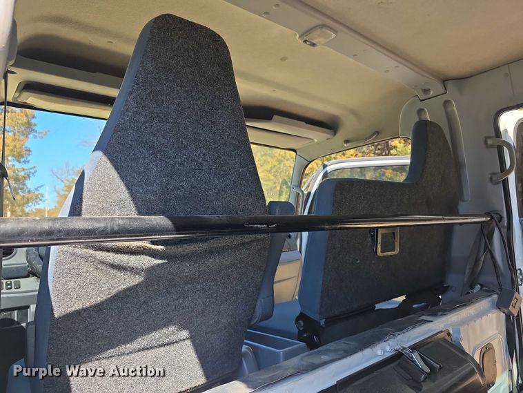 image for item FI0878 2012 Mitsubishi Fuso FE160 Crew Cab flatbed truck