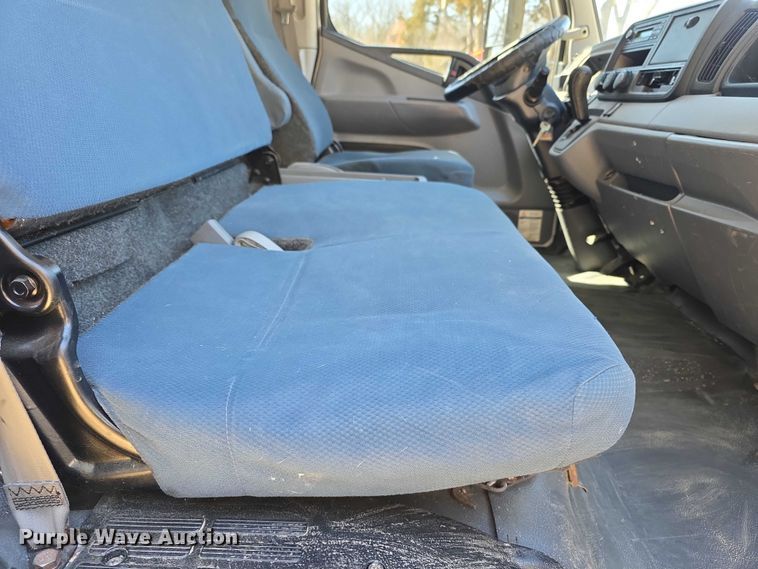 image for item FI0878 2012 Mitsubishi Fuso FE160 Crew Cab flatbed truck