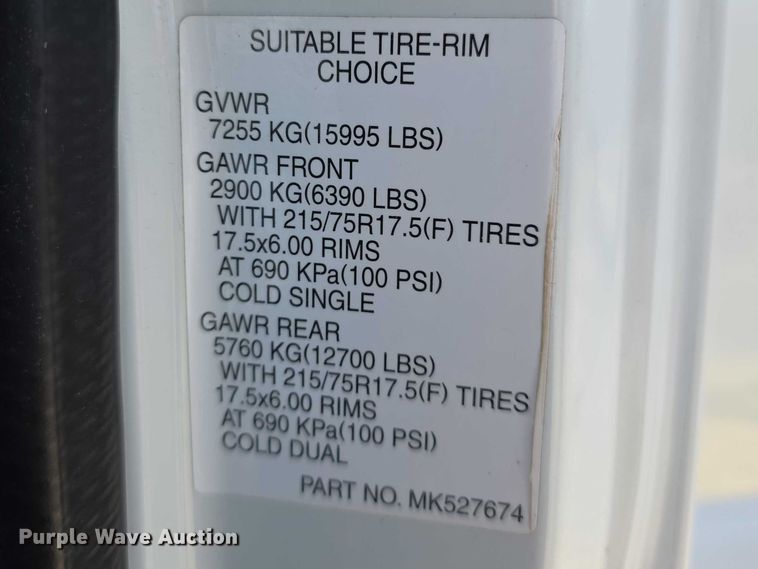 image for item FI0878 2012 Mitsubishi Fuso FE160 Crew Cab flatbed truck