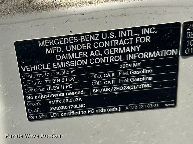 image for item FK0012 2009 Mercedes-Benz ML350 SUV