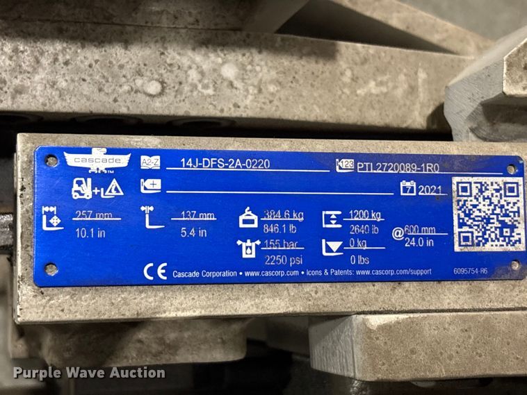 image for item FK1269 2018 UniCarriers CFS40 forklift