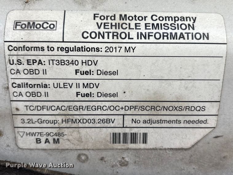 image for item FK1273 2017 Ford Transit 250 refrigerated van