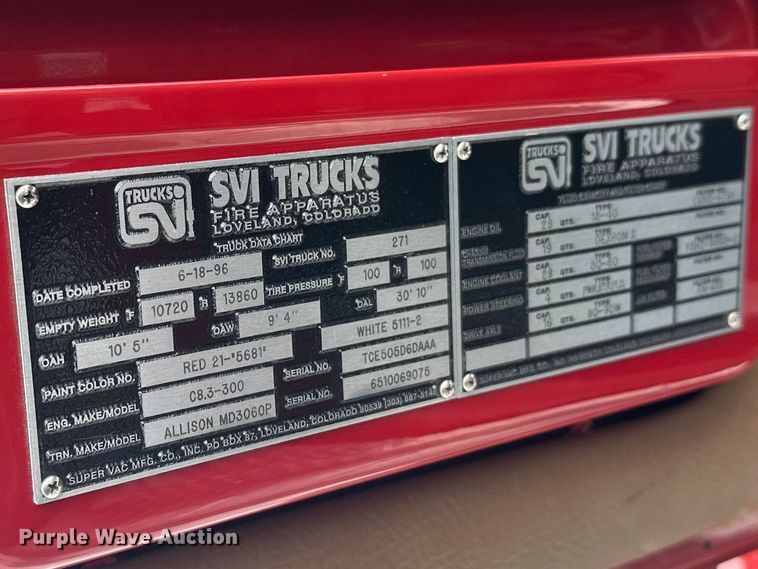 image for item FK1811 1996 Ford LS8000 rescue vehicle