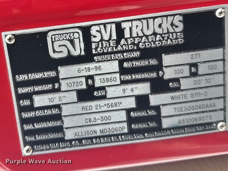 image for item FK1811 1996 Ford LS8000 rescue vehicle