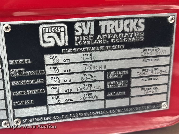 image for item FK1811 1996 Ford LS8000 rescue vehicle